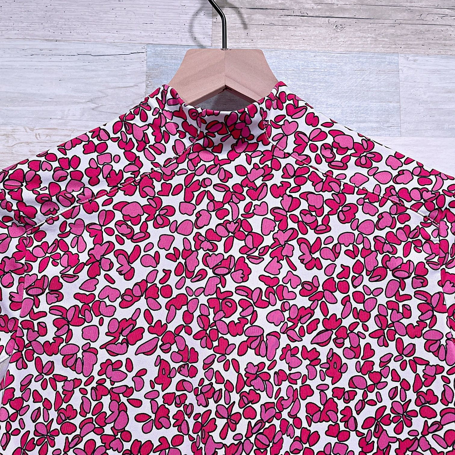Other TAIL Long Sleeve UV Golf 1/4 Zip Top Pink White Womens Small Size S / US 4 / IT 40 - 5 Thumbnail