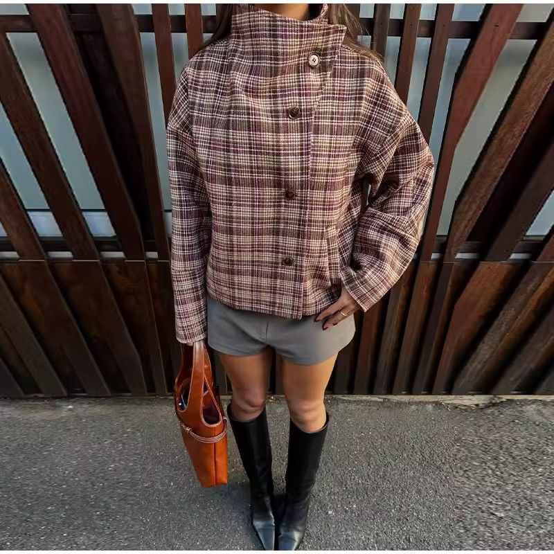 Vintage Striped Retro Y2k Style Loose Streetwear Coat Jacket Size S / US 4 / IT 40 - 2 Thumbnail