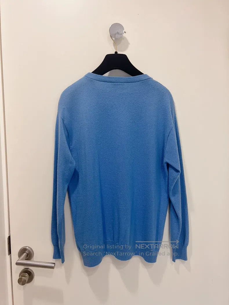 Brunello Cucinelli Brunello Cucinelli Blue Beaded Cashmere Sweater Knit Top Size S / US 4 / IT 40 - 2 Thumbnail