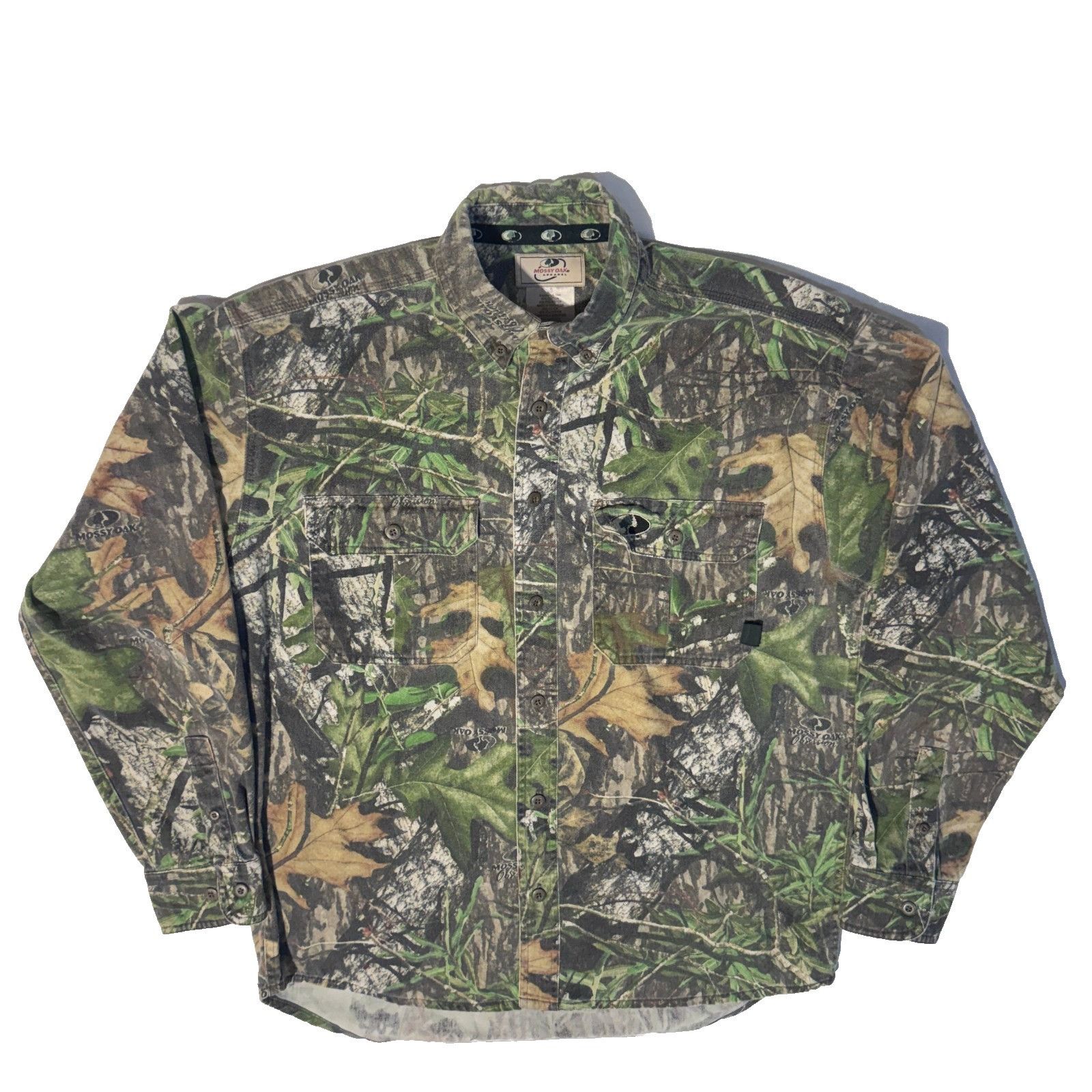 Mossy Oaks Mossy Oak Vintage 90s Woodland Camo Hunting Shirt Button Up Size US M / EU 48-50 / 2 - 1 Thumbnail