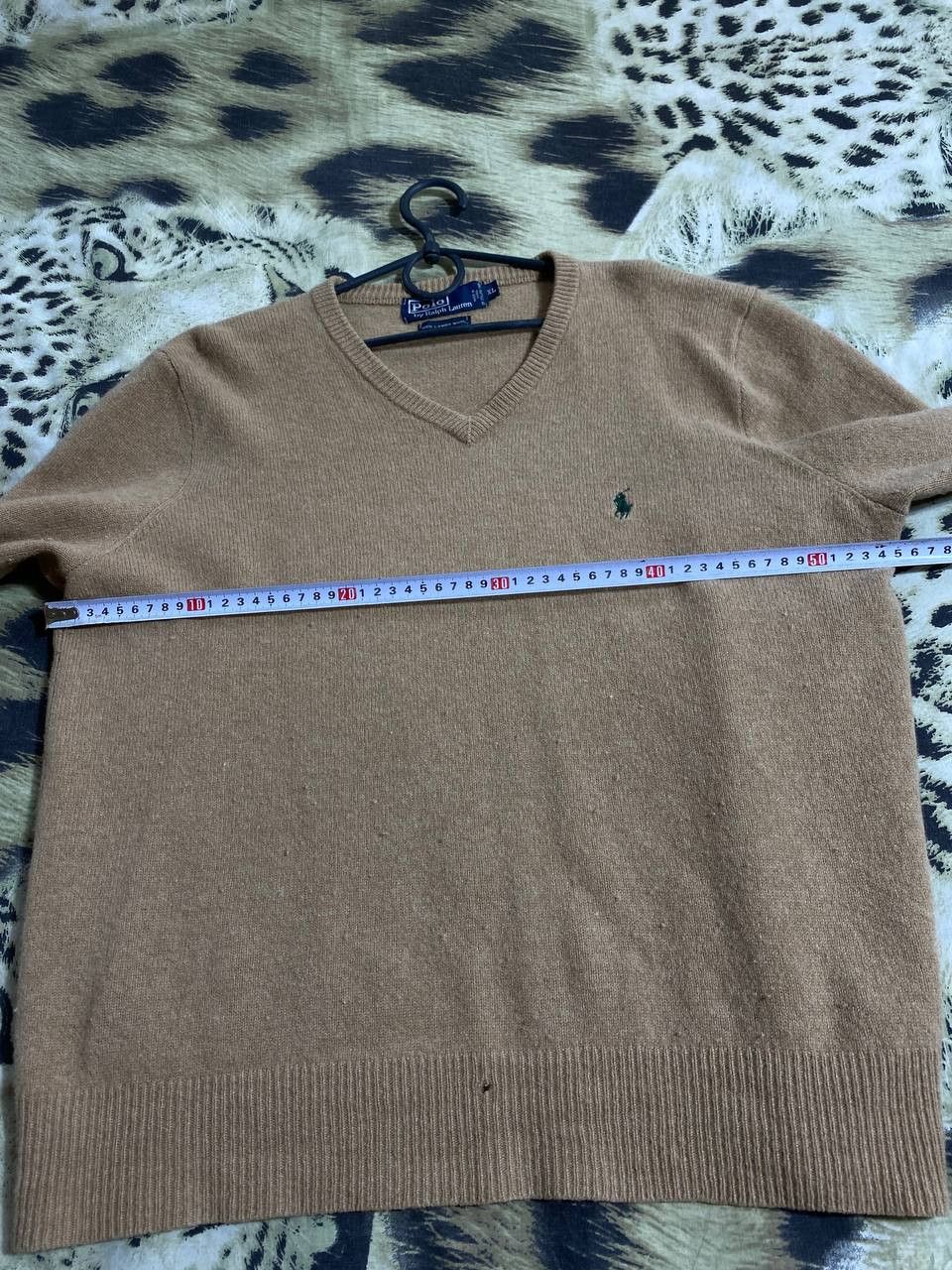 Polo Ralph Lauren × Ralph Lauren × Vintage 90s Vintage Polo Ralph Lauren Khaki Knit Sweater Size US XL / EU 56 / 4 - 7 Thumbnail