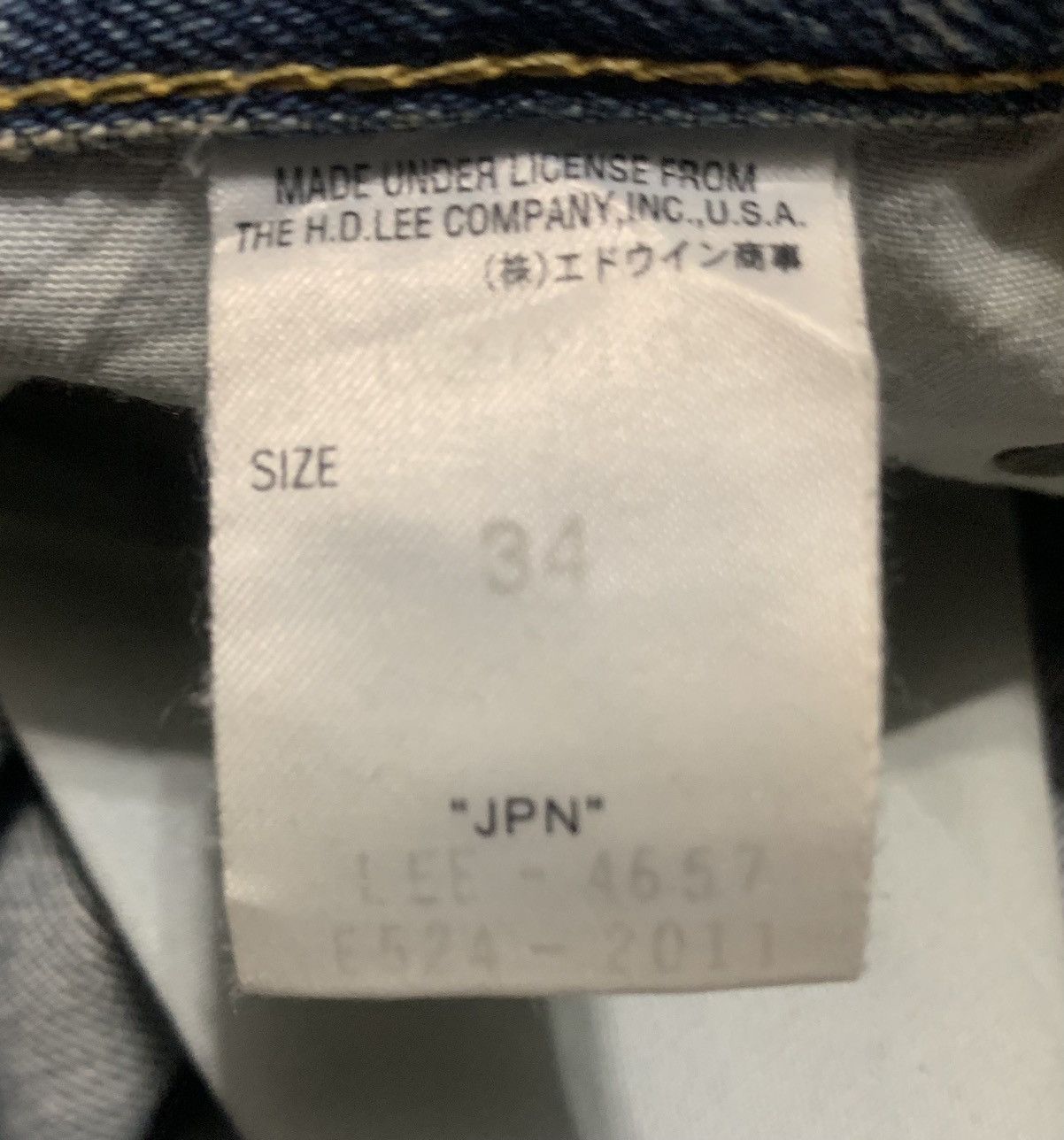 Lee Vintage Lee Rider Faded Blue Baggy Jeans Distressed Size US 33 - 9 Thumbnail