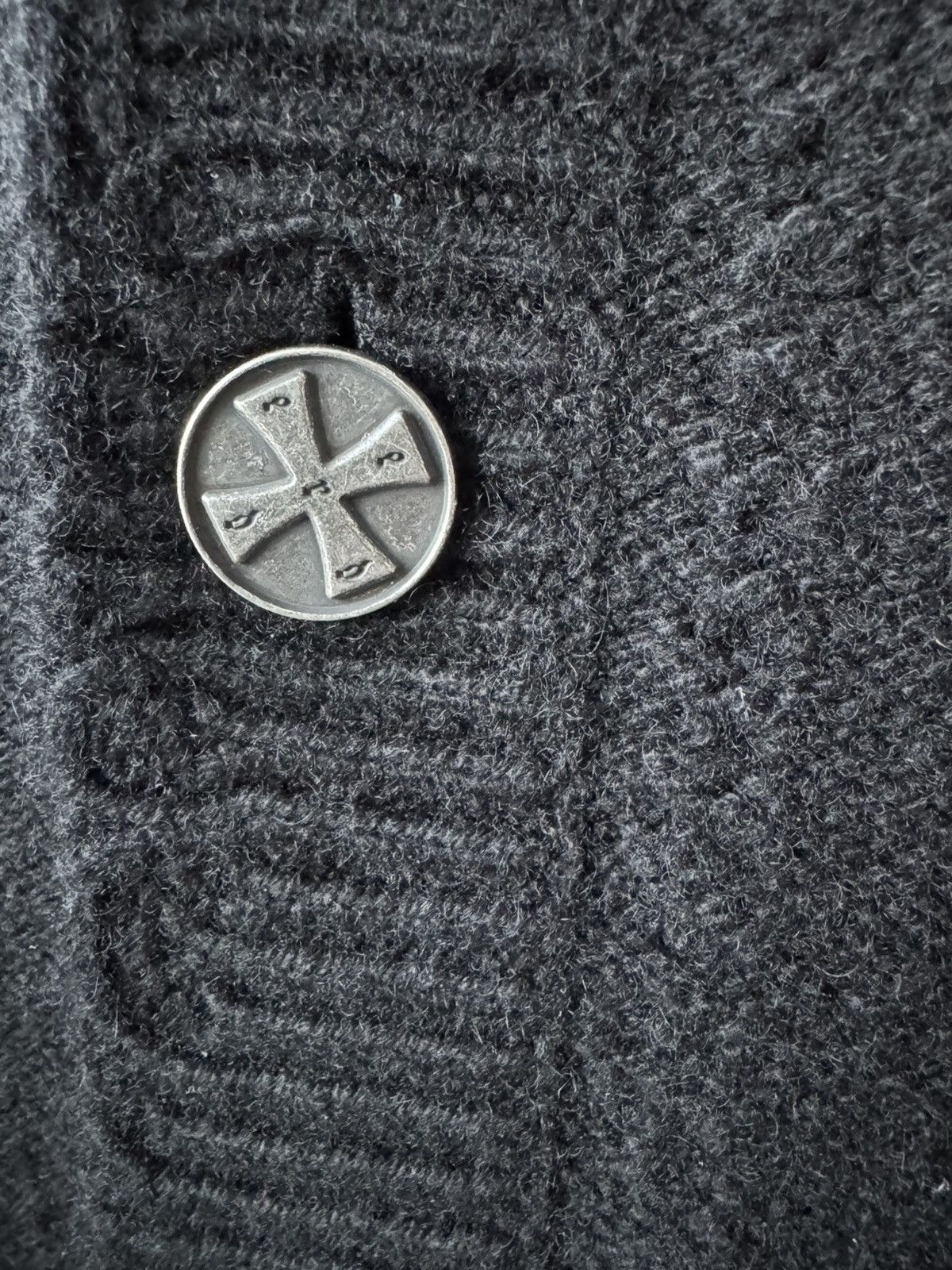 Enfants Riches Deprimes ENFANTS RICHES DEPRIMES ASYMMETRICAL CABLE KNIT CARDIGAN Size US XL / EU 56 / 4 - 3 Thumbnail