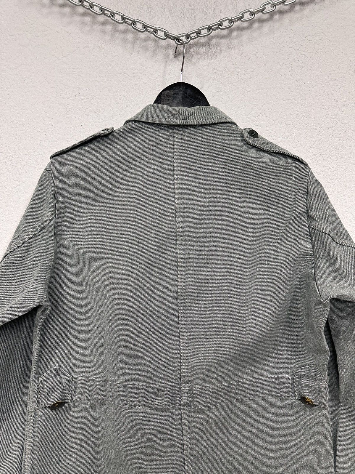 14th Addiction France Work cropped 90s army corduroy denim jacket police Size US M / EU 48-50 / 2 - 10 Thumbnail