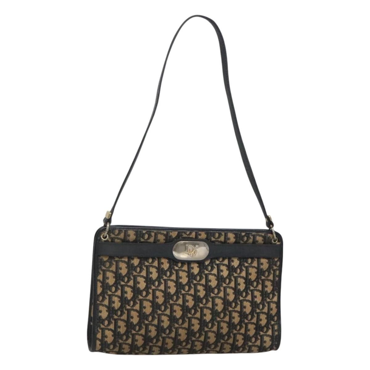 Dior Christian Dior Vintage Trotter Shoulder Bag Canvas Size ONE SIZE - 1 Thumbnail