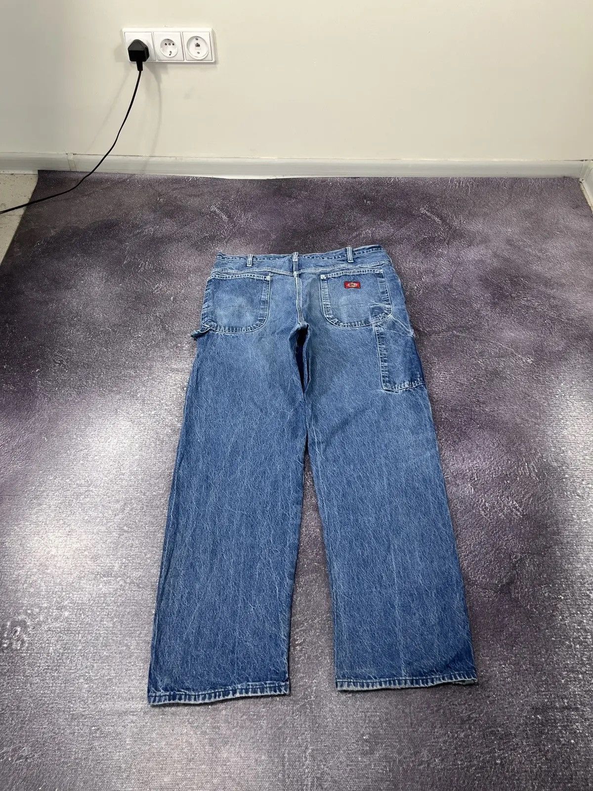 Dickies × Vintage Vintage Dickies USA Denim Faded Blue Hype Baggy Jeans Size US 38 / EU 54 - 3 Thumbnail
