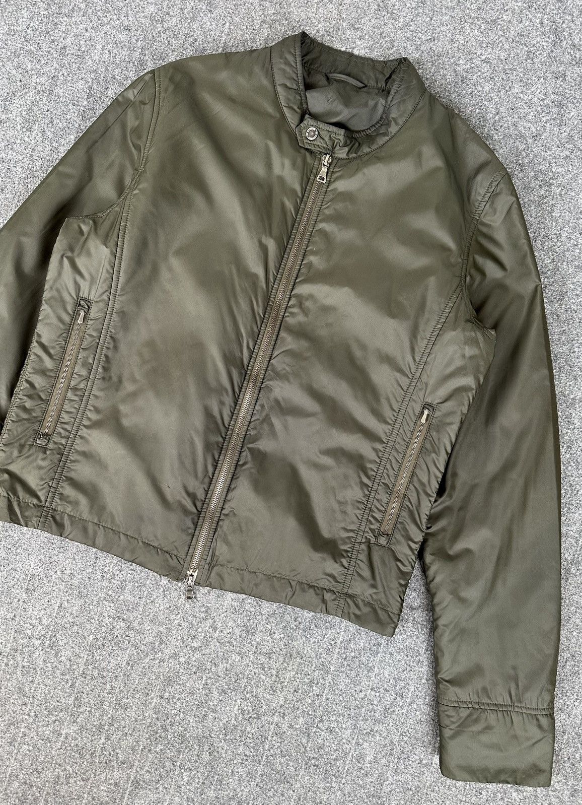 Jil Sander Jil Sander - Raf Simons - Collar Cuffs Nylon Rider Zip-up Size US M / EU 48-50 / 2 - 3 Thumbnail