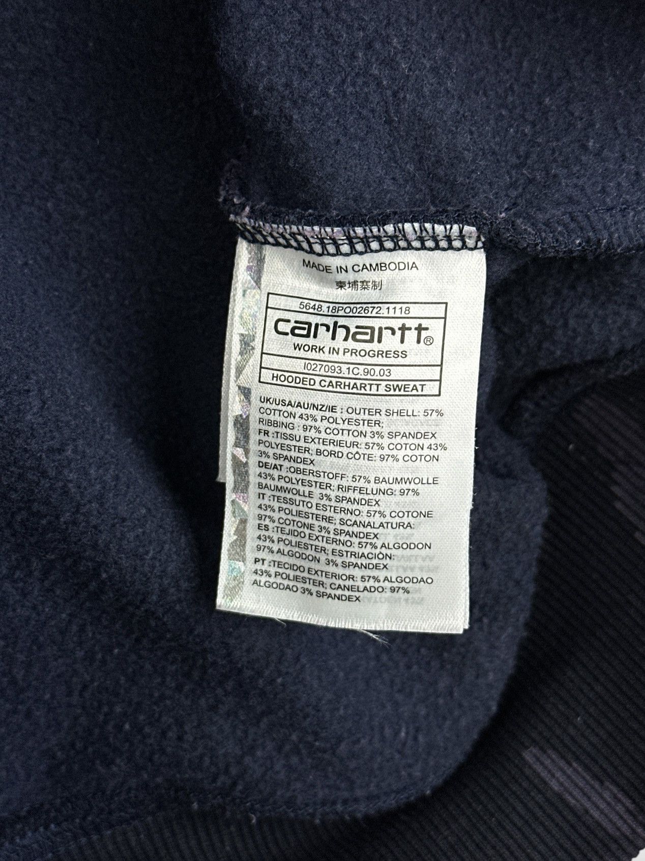 Carhartt Wip Carhartt WIP Embroidered Logo Hoodie Short Sleeve Size US S / EU 44-46 / 1 - 7 Thumbnail