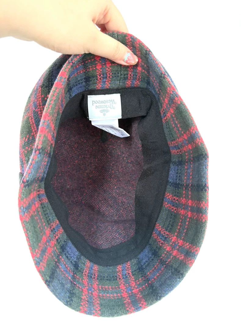 Vivienne Westwood Vivienne Westwood Old-fashioned checked newsboy hat Size ONE SIZE - 7 Thumbnail