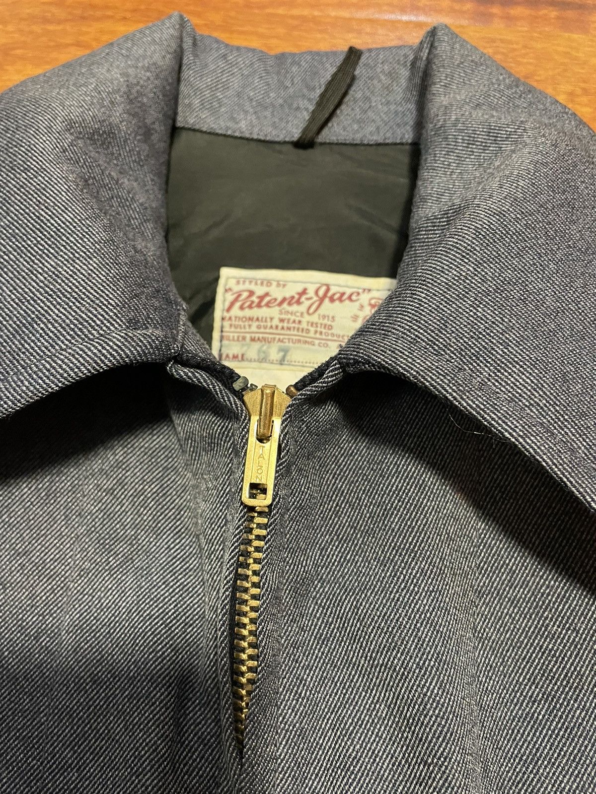 Vintage Vintage 50s Patent Jac Whipcord Jacket Size US L / EU 52-54 / 3 - 3 Thumbnail