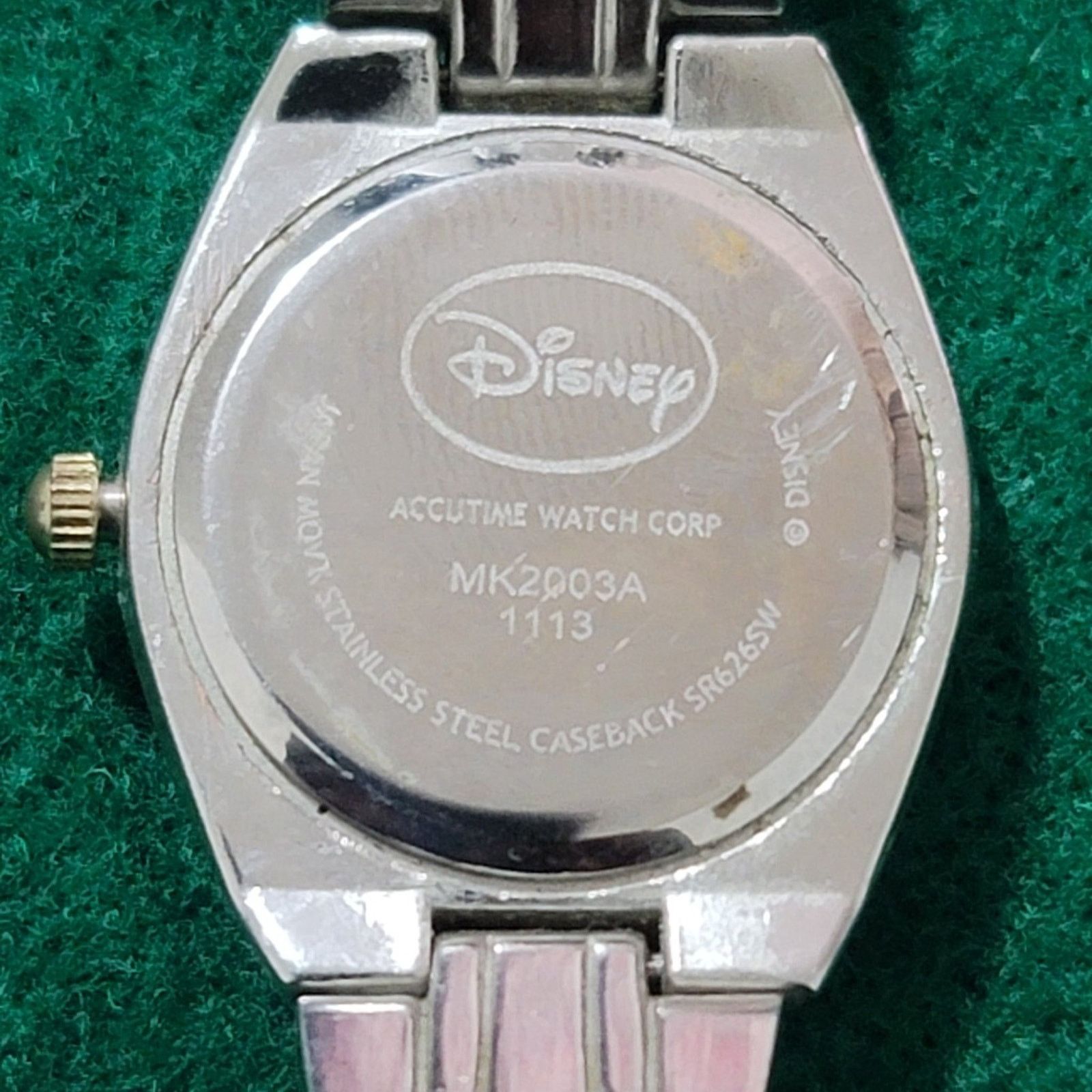 Disney Vtg Disney Mickey Mouse Accurime Two Tone Watch w/ Crystals Size ONE SIZE - 5 Thumbnail