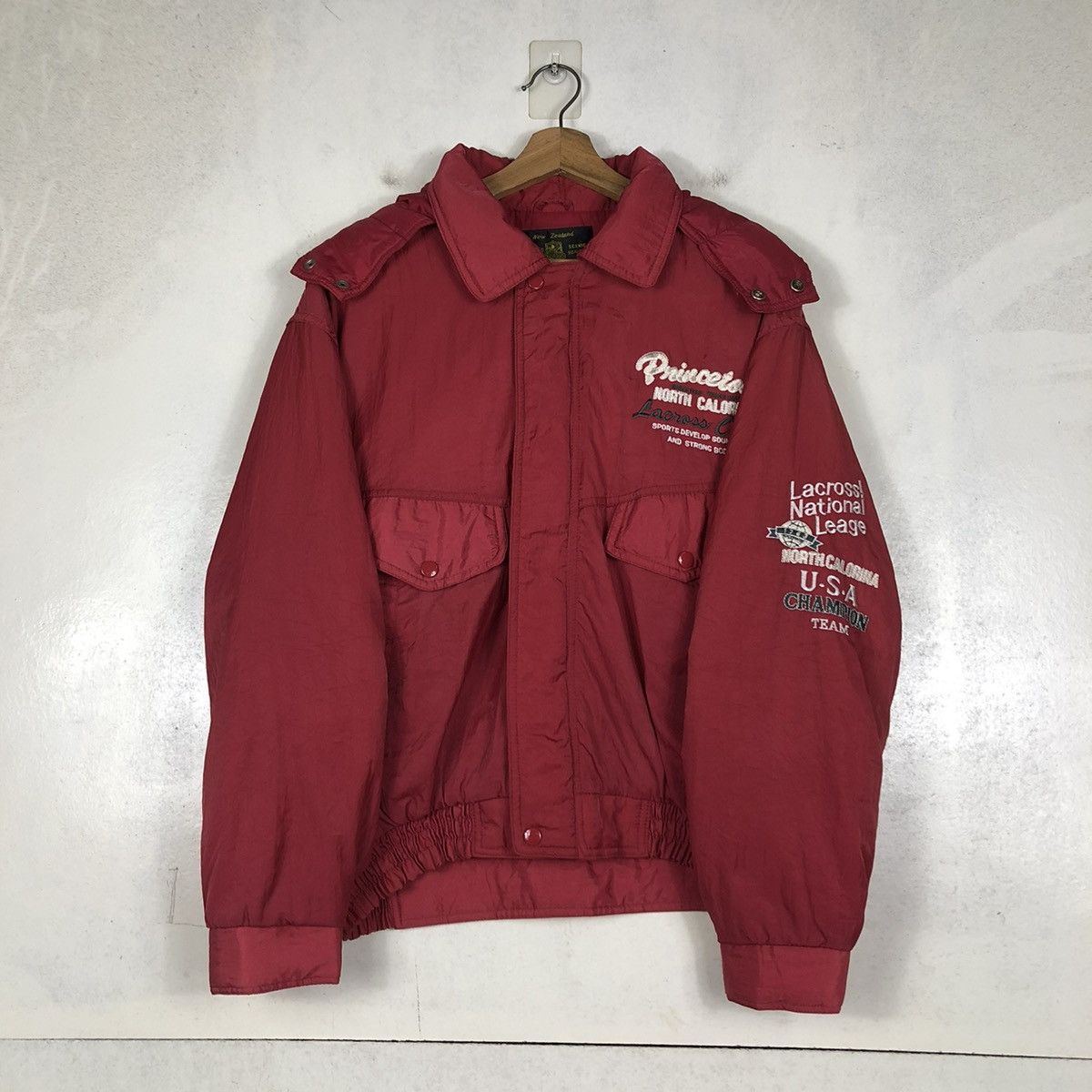Japanese Brand 📌VINTAGE BOMBER JACKET FLY NEPUCA JAPAN MADE Size US M / EU 48-50 / 2 - 11 Thumbnail