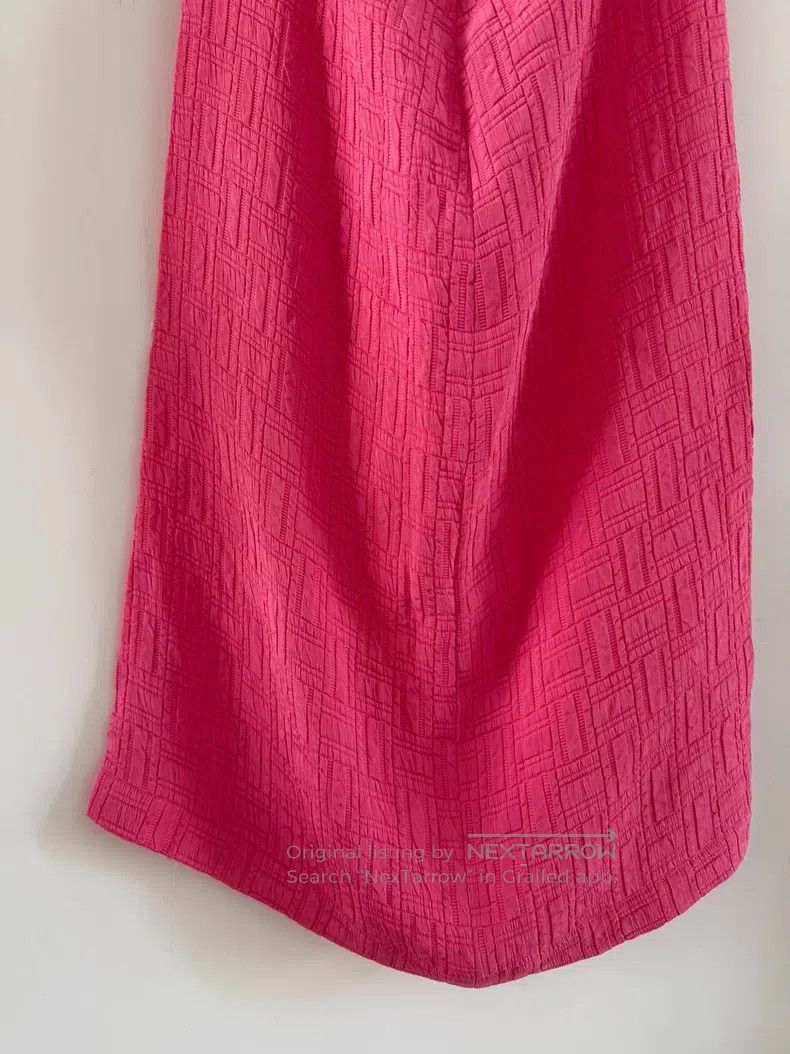 Comme des Garcons Comme Des Garcons size S Pleated waist pink half-skirt Size 23" - 4 Thumbnail