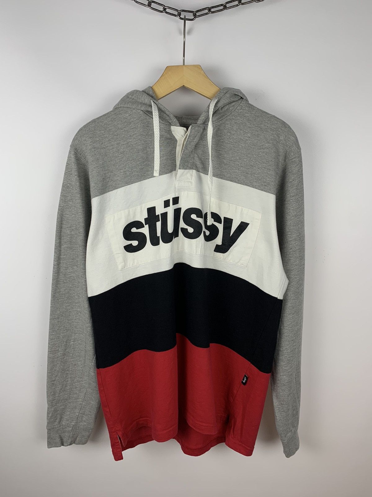 Stussy Designer Stussy Big Logo Hoodie Y2K Streetwear Hype Size M Size US M / EU 48-50 / 2 - 1 Thumbnail