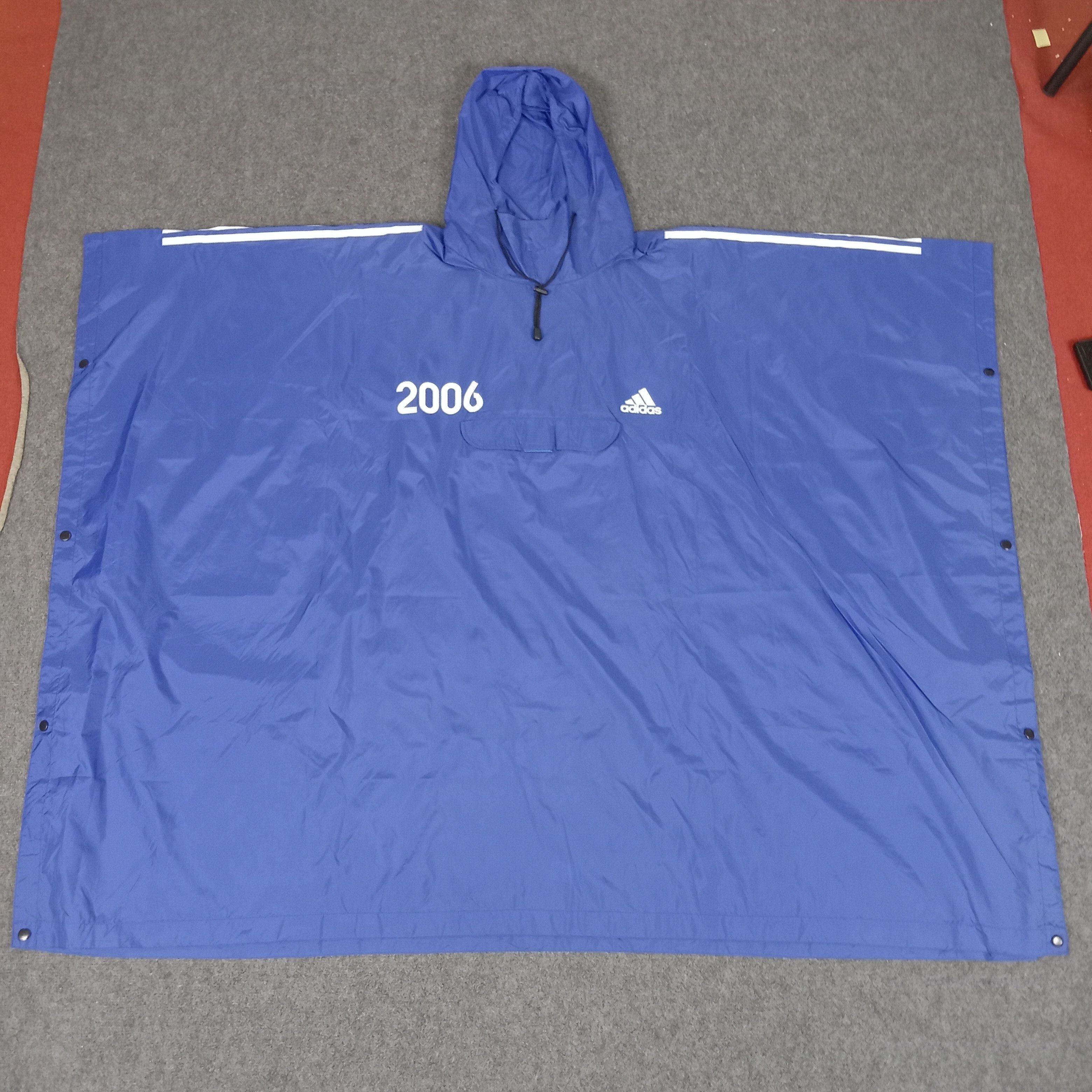 Adidas × Vintage Adidas Japan Soccer Team Raincoat Jacket Size US XXL / EU 58 / 5 - 3 Thumbnail