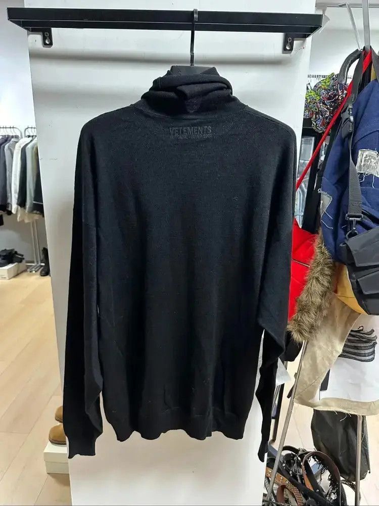 Vetements Vetements 19FW Warning Hign Neck Knitwear-2505 Size US M / EU 48-50 / 2 - 2 Thumbnail