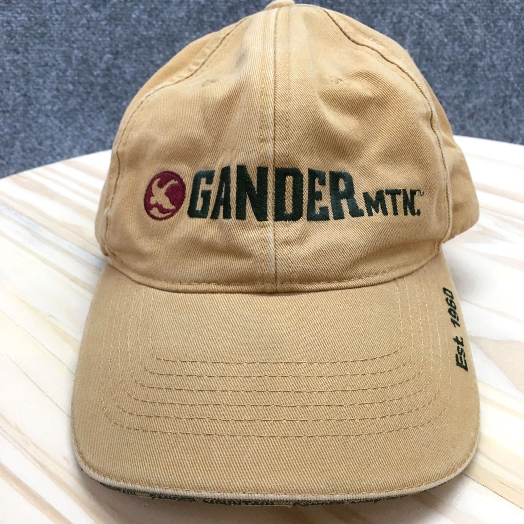 Logo 7 Gander Mountain Baseball Hat Mens Brown One Size Curved Brim Embroidered Logo Size ONE SIZE - 2 Thumbnail