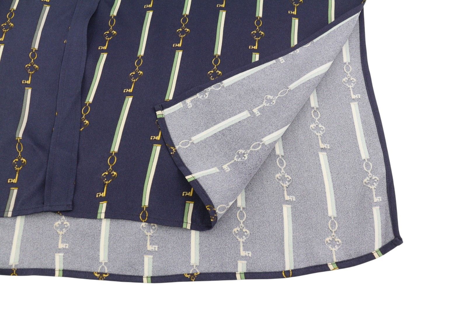 Gant AMERICAN LUXE EU40 Evening Blue Button-Up Dress 87728 Size L / US 10 / IT 46 - 6 Thumbnail
