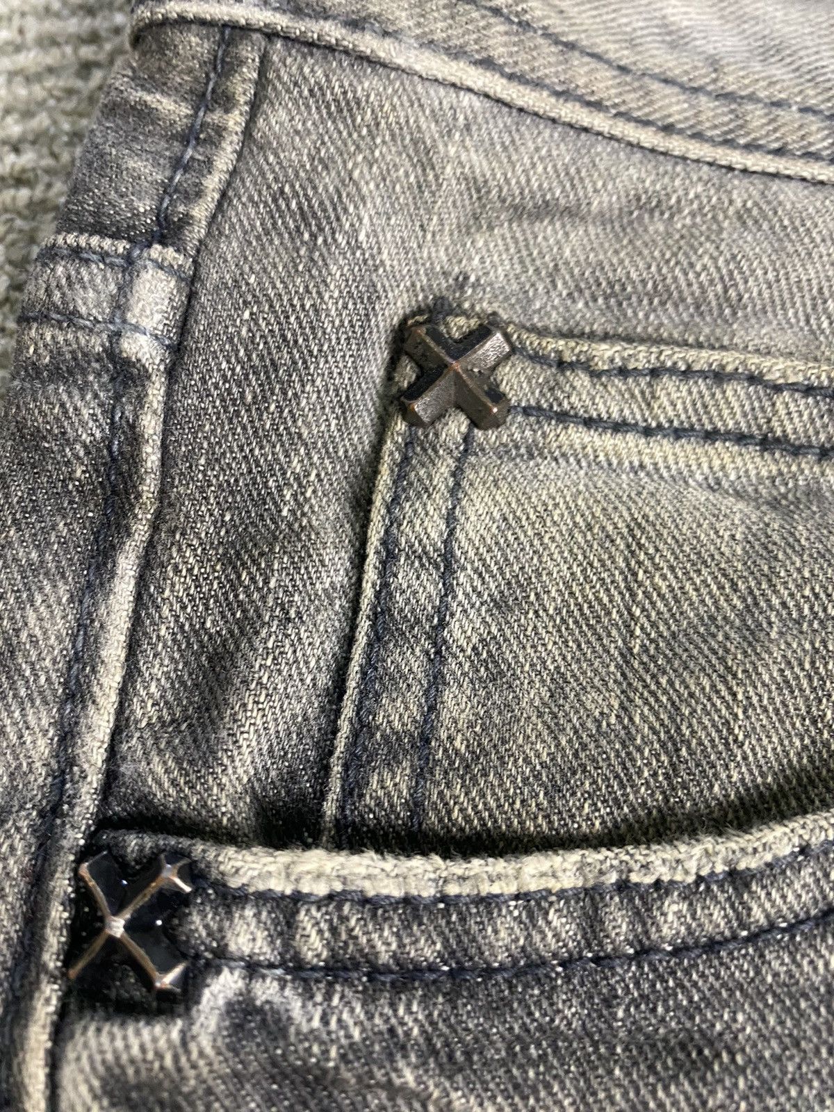 If Six Was Nine × Lee VINTAGE 90’s LEE RIDERS DISTRESED PUNK DENIM JEANS Size US 31 - 11 Thumbnail