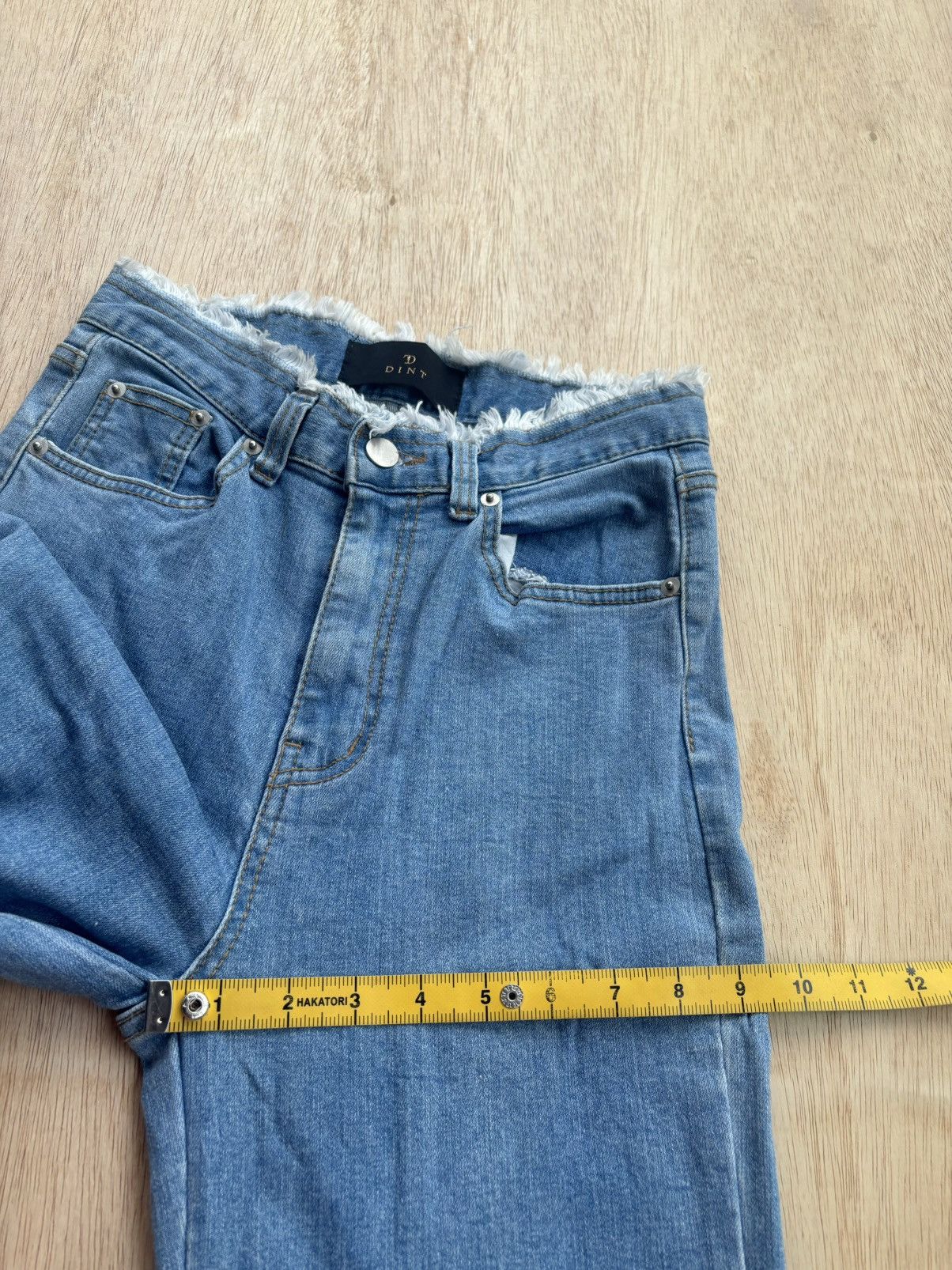 Hysteric Glamour × Japanese Brand Baggy Jeans DINT Women's Luxury Style Size 26" / US 2 / IT 38 - 12 Thumbnail