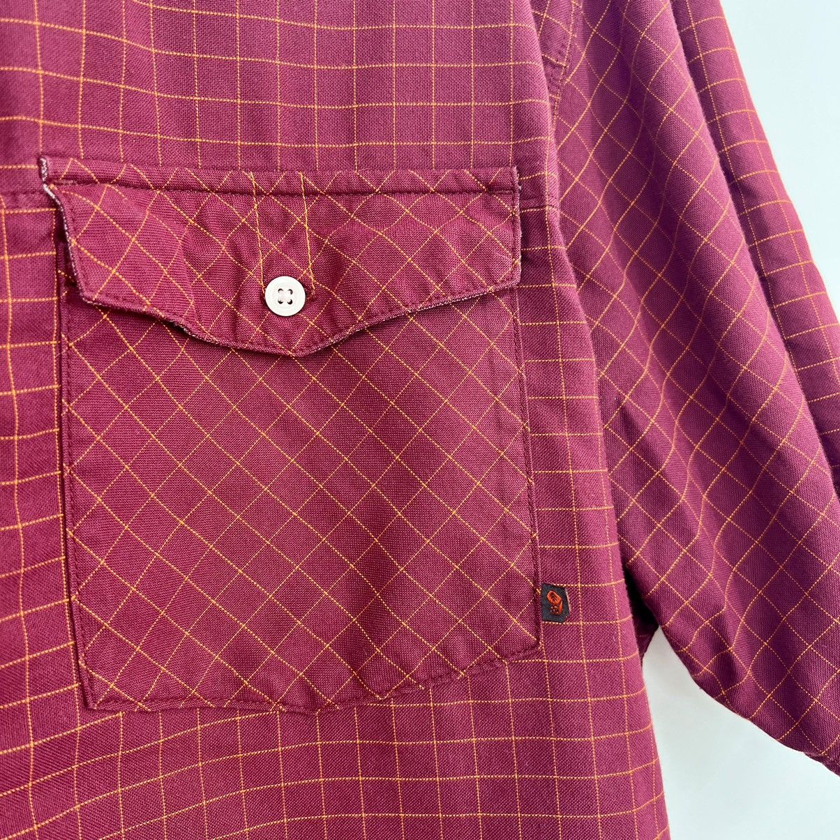 Mountain Hardwear Mountain Hardware Men’s Short Sleeve Casual Button Plaid XL Size US XL / EU 56 / 4 - 3 Thumbnail