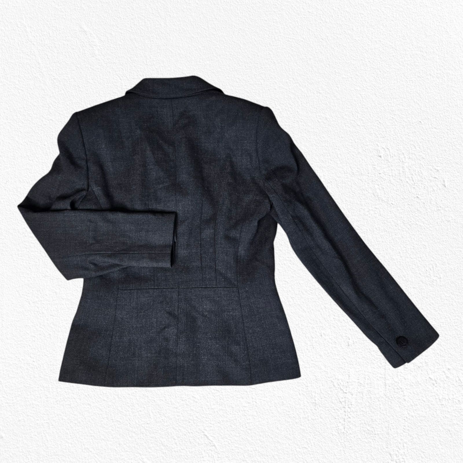 Vintage Vintage Kasper Gray Wool Blazer Jacket Size 4 Size S / US 4 / IT 40 - 9 Thumbnail