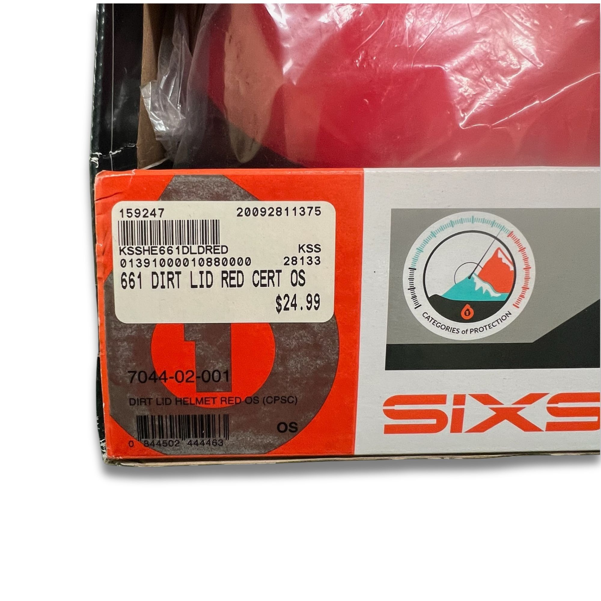 Other Sixsixone Dirt Lid Multi-Sport Helmet In Red With Venting Sy Size ONE SIZE - 4 Thumbnail