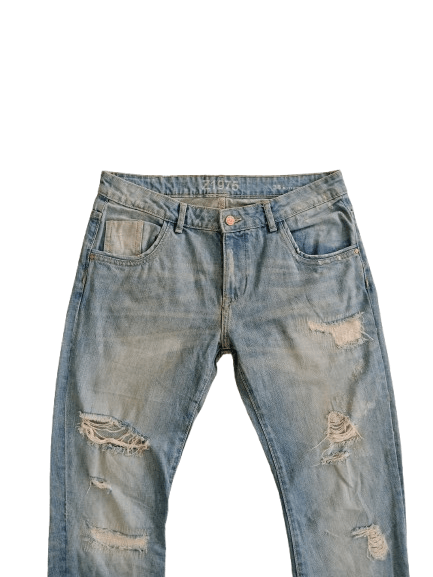 Zara ZARA Denim Collection Distressed Jeans Size US 34 / EU 50 - 3 Thumbnail