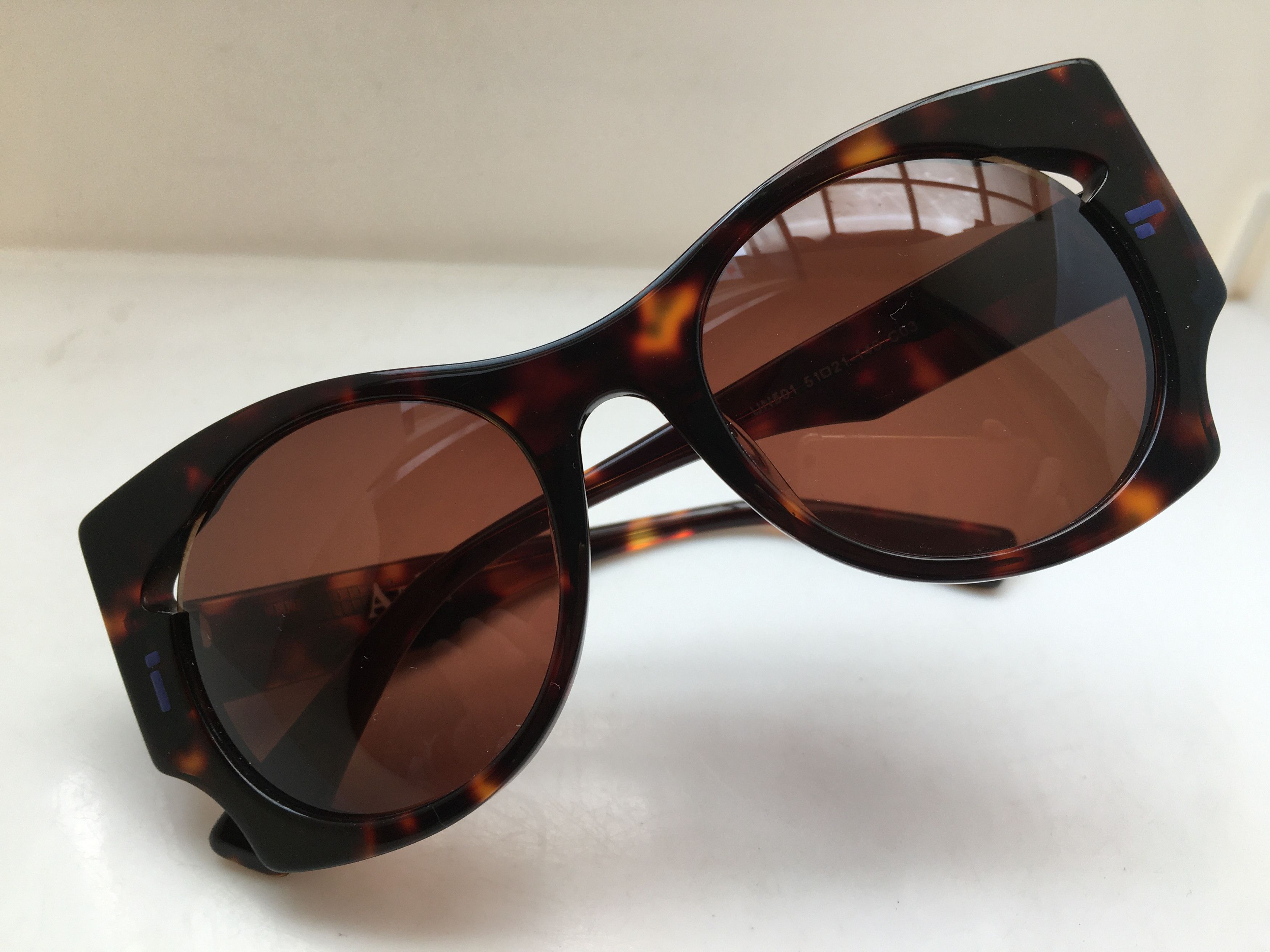 Other Handmade Acetate RUNWAY SHOW Cateye tortoise Sunglasses Size ONE SIZE - 5 Thumbnail