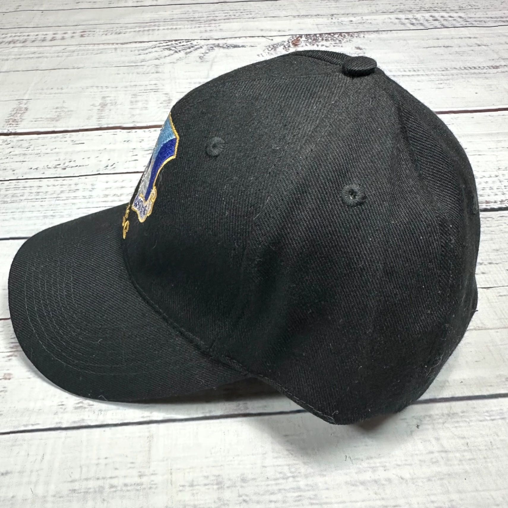 Vintage USAF 435th Air Base Wing MSG Adjustable Baseball Cap Black Swich Works Men One Size"} Size ONE SIZE - 6 Thumbnail