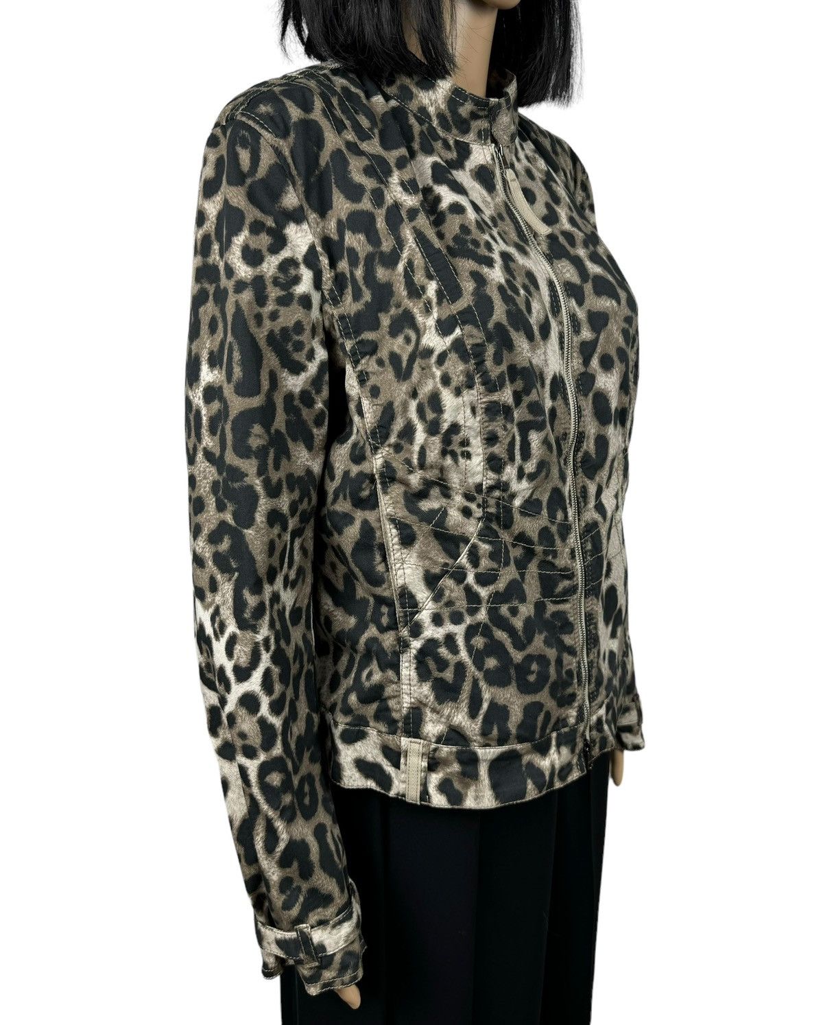 Other Marc Cain Leopard Printed Zip Jacket Cotton size 5 Size L / US 10 / IT 46 - 3 Thumbnail