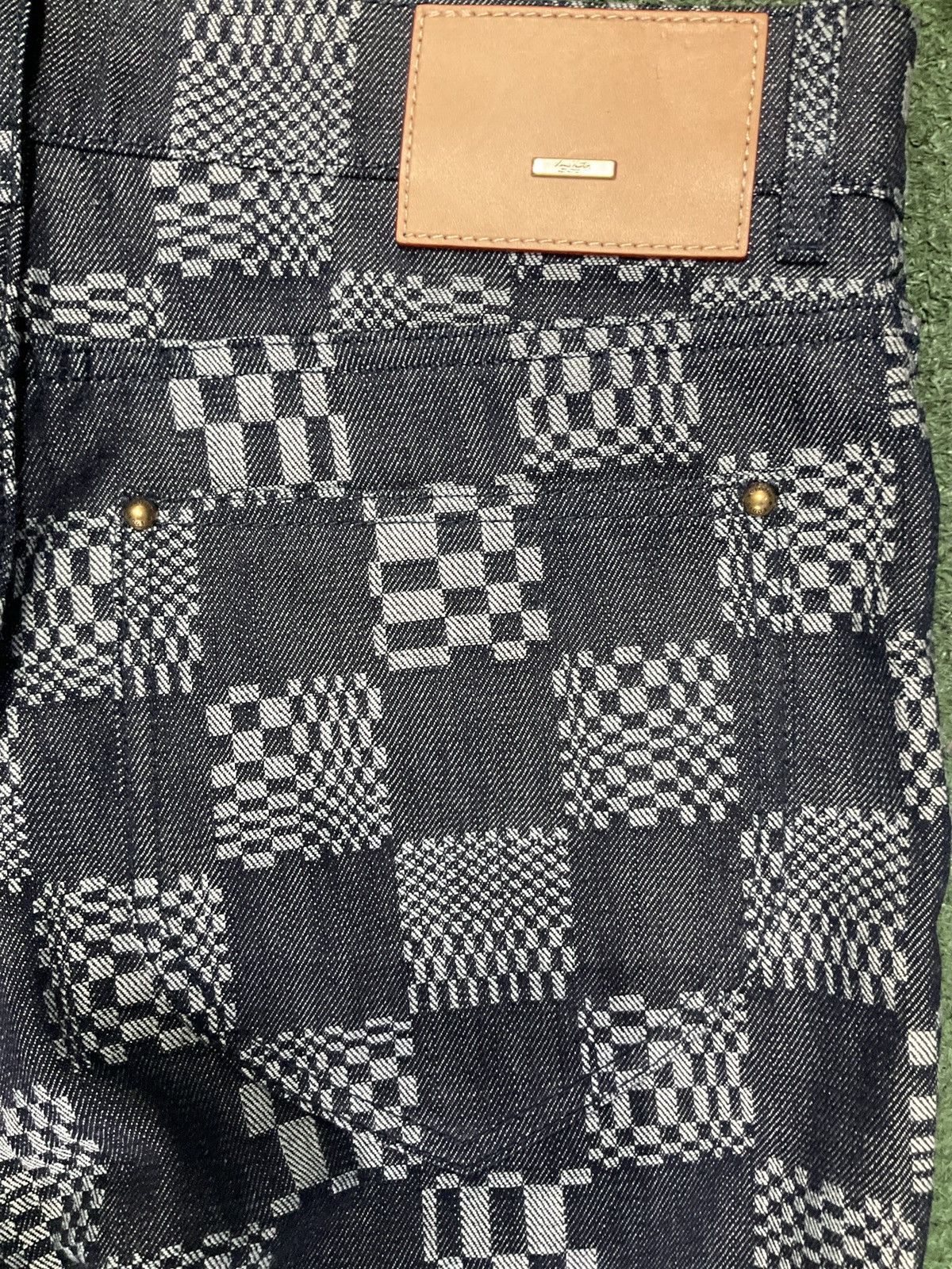 Louis Vuitton Louis Vuitton Distorted Damier Print Jeans Size US 29 - 4 Thumbnail