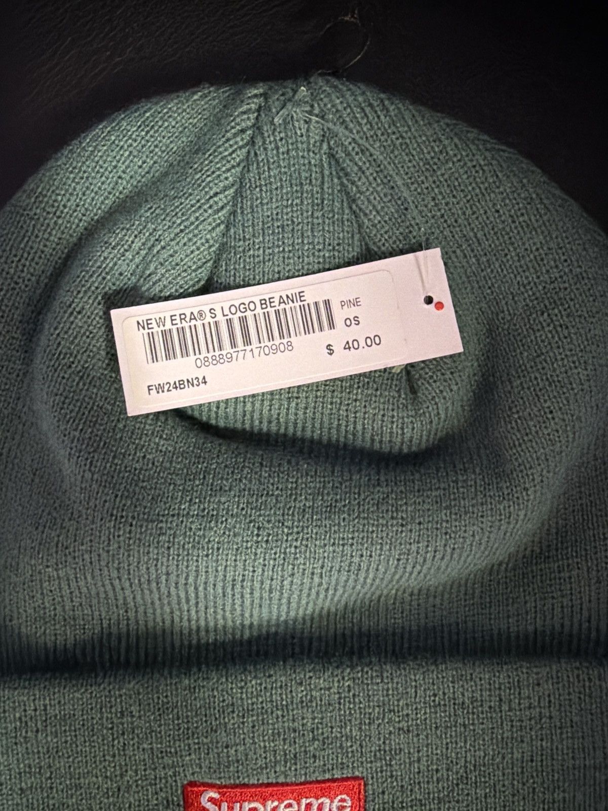 Supreme New Era S (Supreme) Logo Beanie Size ONE SIZE - 2 Thumbnail