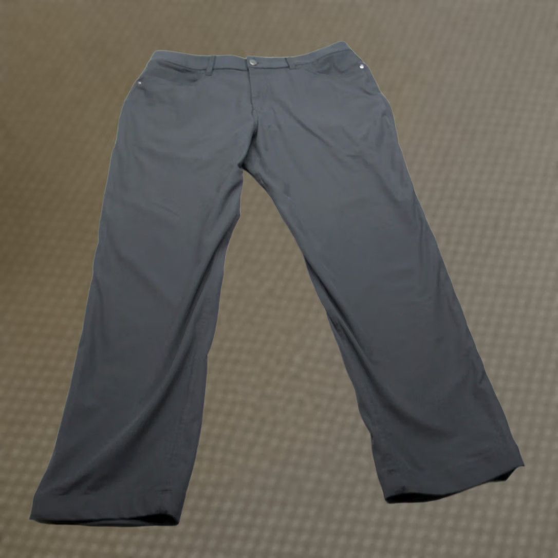 Lululemon Lululemon ABC Pants Mens 33 Gray Slim 5-Pocket Classic Fit Stretch Trousers Shoes? Size US 35 - 1 Thumbnail