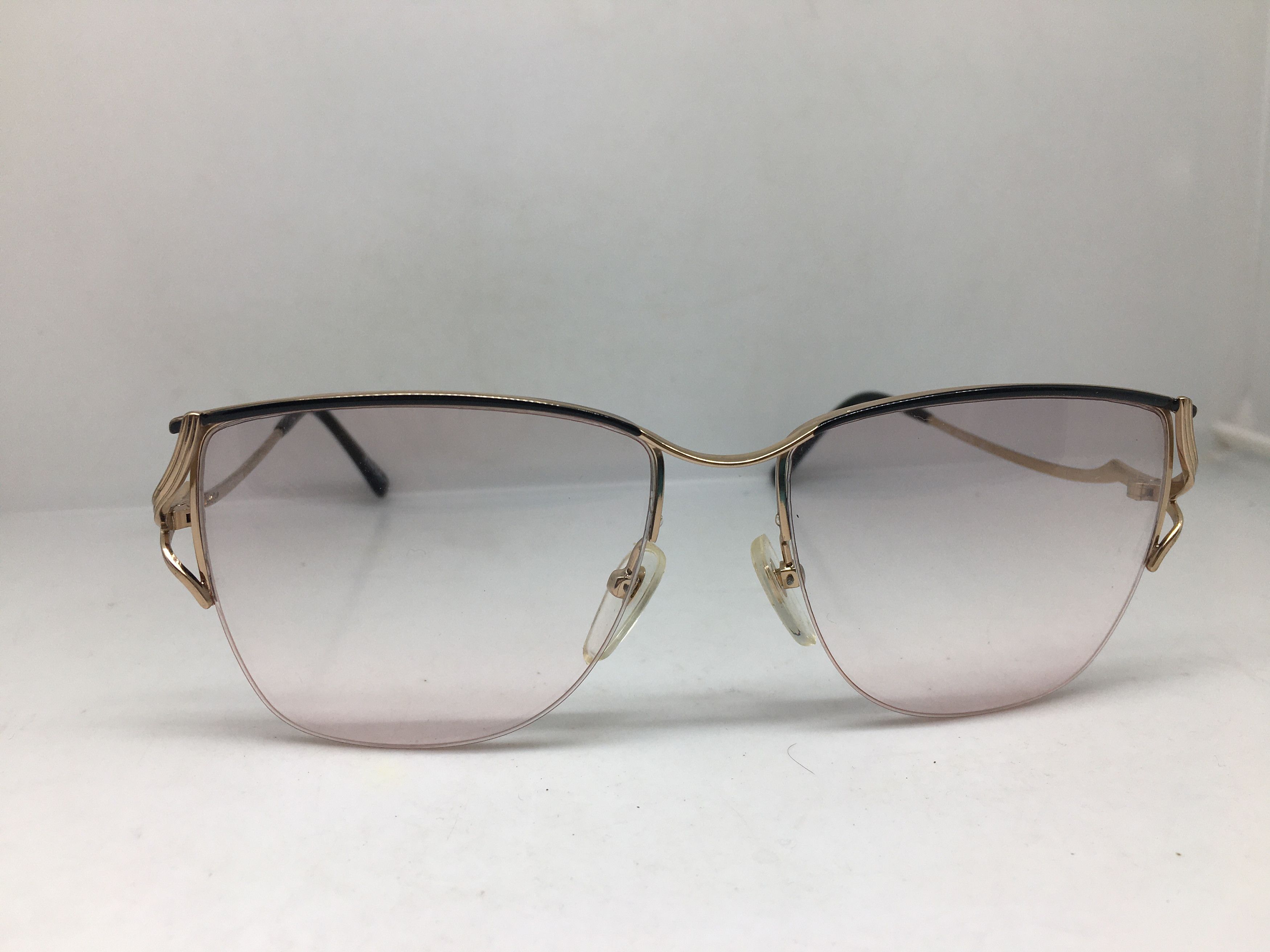 Vintage Vintage 80s TURA Mod 435 Half Rim Eyeglasses Japan Size ONE SIZE - 1 Thumbnail