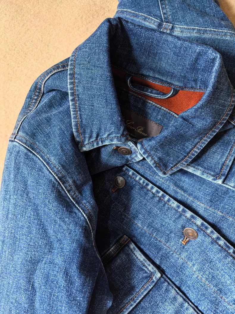 Loro Piana LORO PIANA Retro water-washed denim jacket Size M / US 6-8 / IT 42-44 - 6 Thumbnail