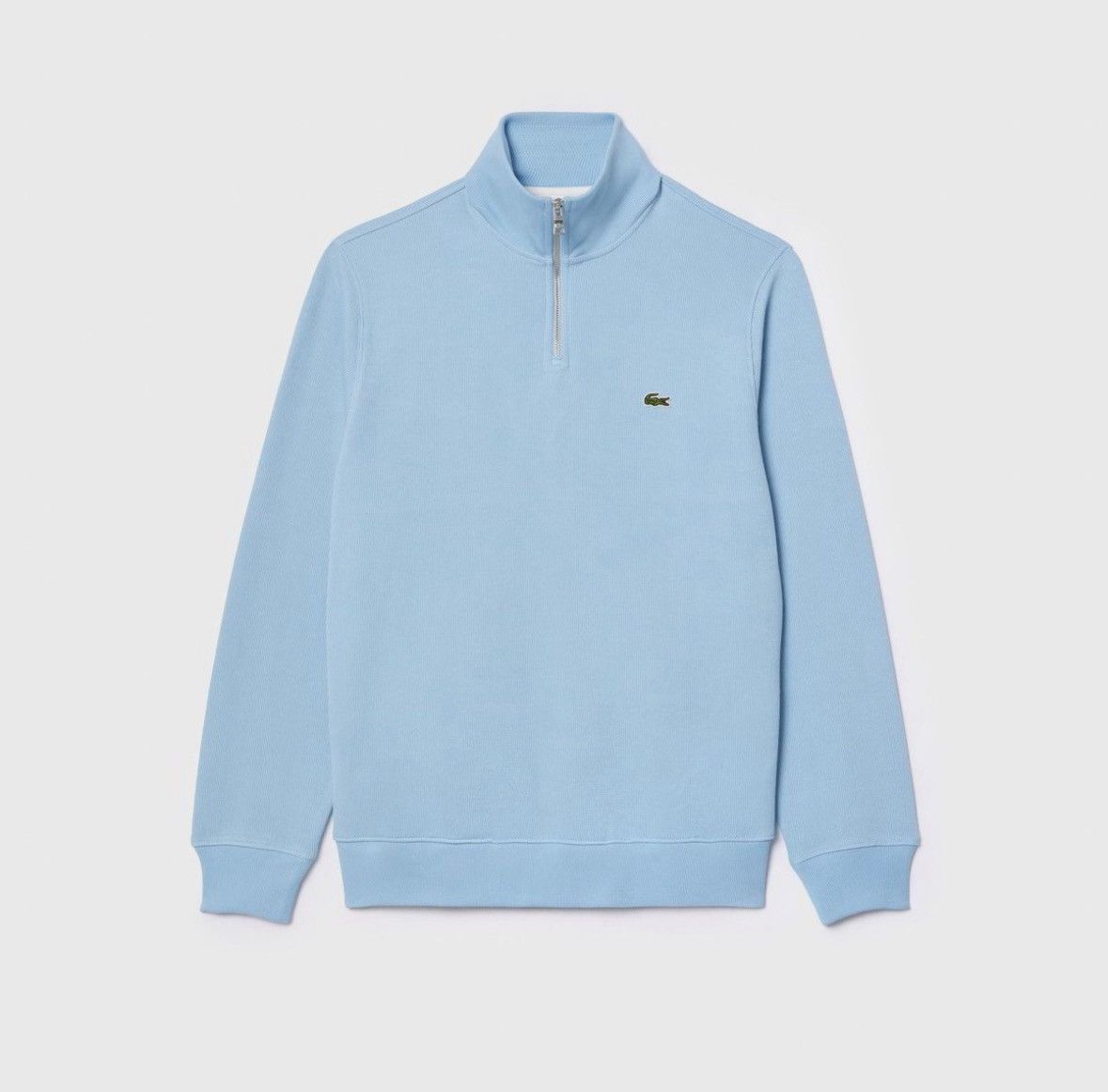 Lacoste Lacoste Sweater Men 1/4 Zip Blue Knit L Sweatshirt Luxury Size US L / EU 52-54 / 3 - 1 Thumbnail