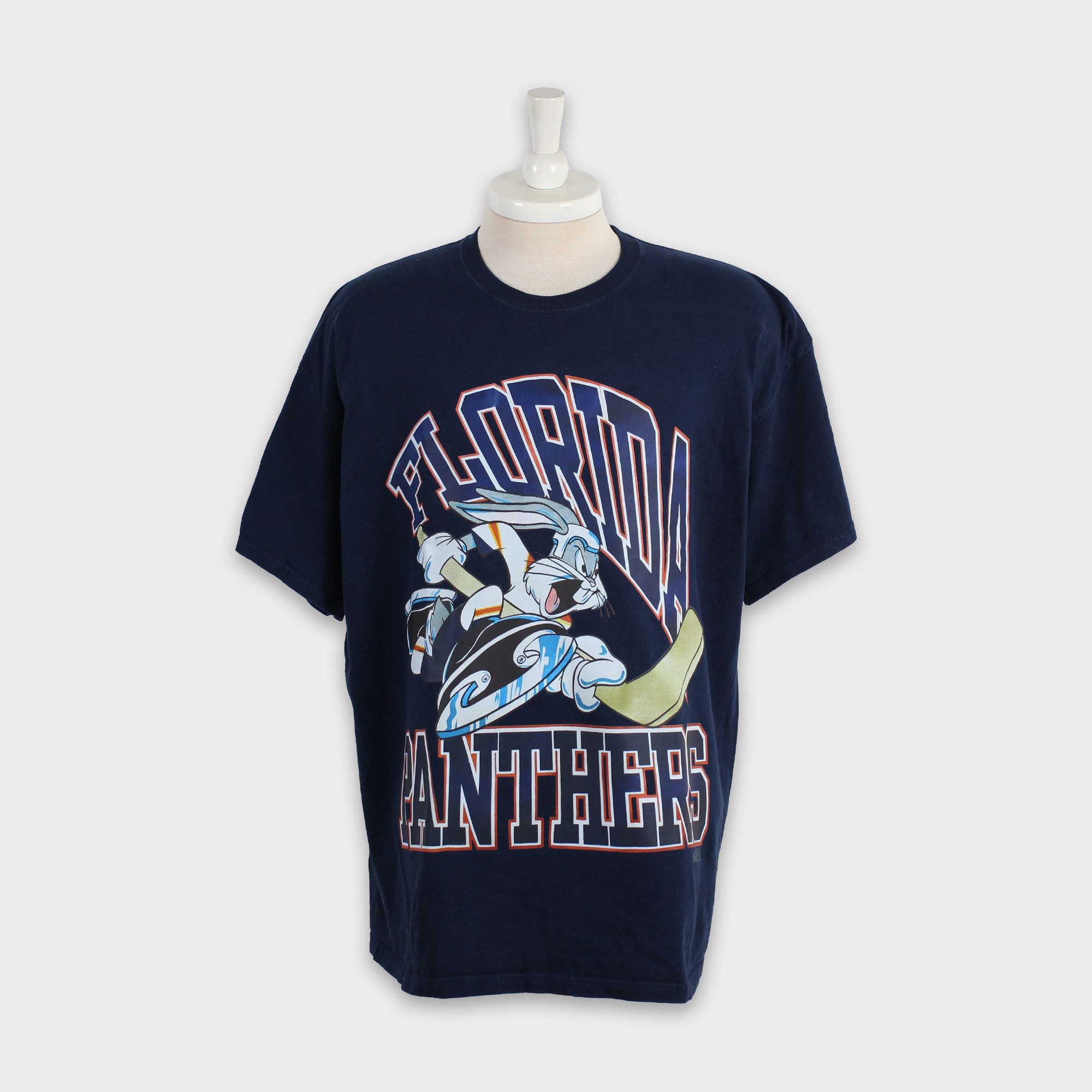 image of America x Nhl Vintage 00S Florida Panthers Shirt/tshirt/sweatshirt/hoodie in Dark Blue (Size XL)