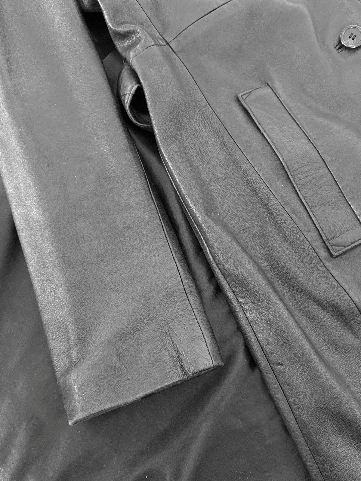 Vintage Iconic super long matrix leather coat Size M / US 6-8 / IT 42-44 - 8 Thumbnail