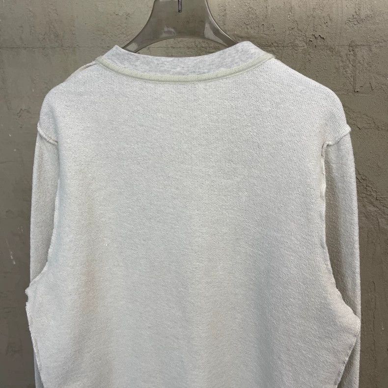 Loewe loewe Beige embroidered large logo reverse-wear crewneck sw Size US S / EU 44-46 / 1 - 4 Thumbnail