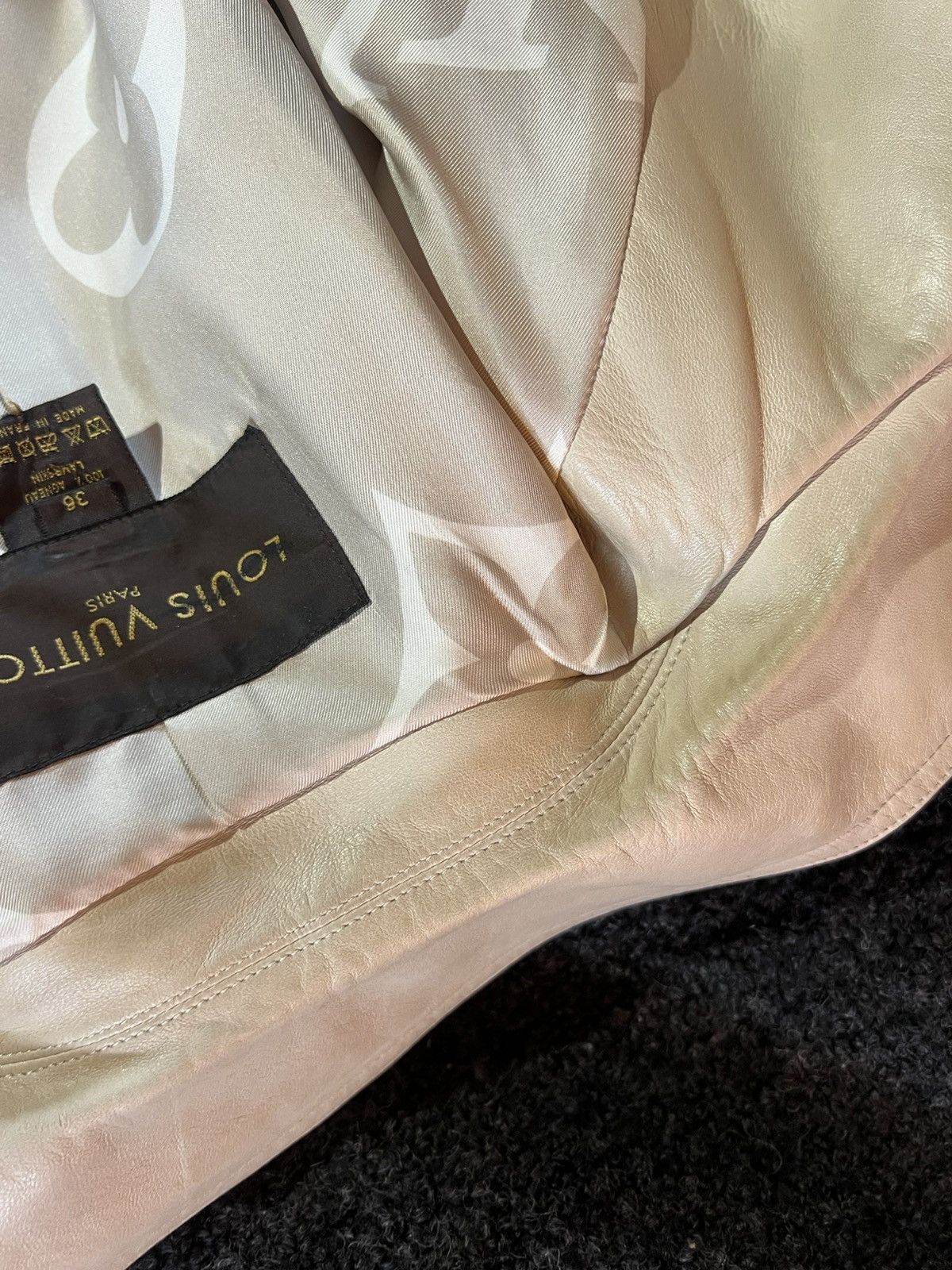 Louis Vuitton Louis Vuitton leather jacket Size S / US 4 / IT 40 - 7 Thumbnail