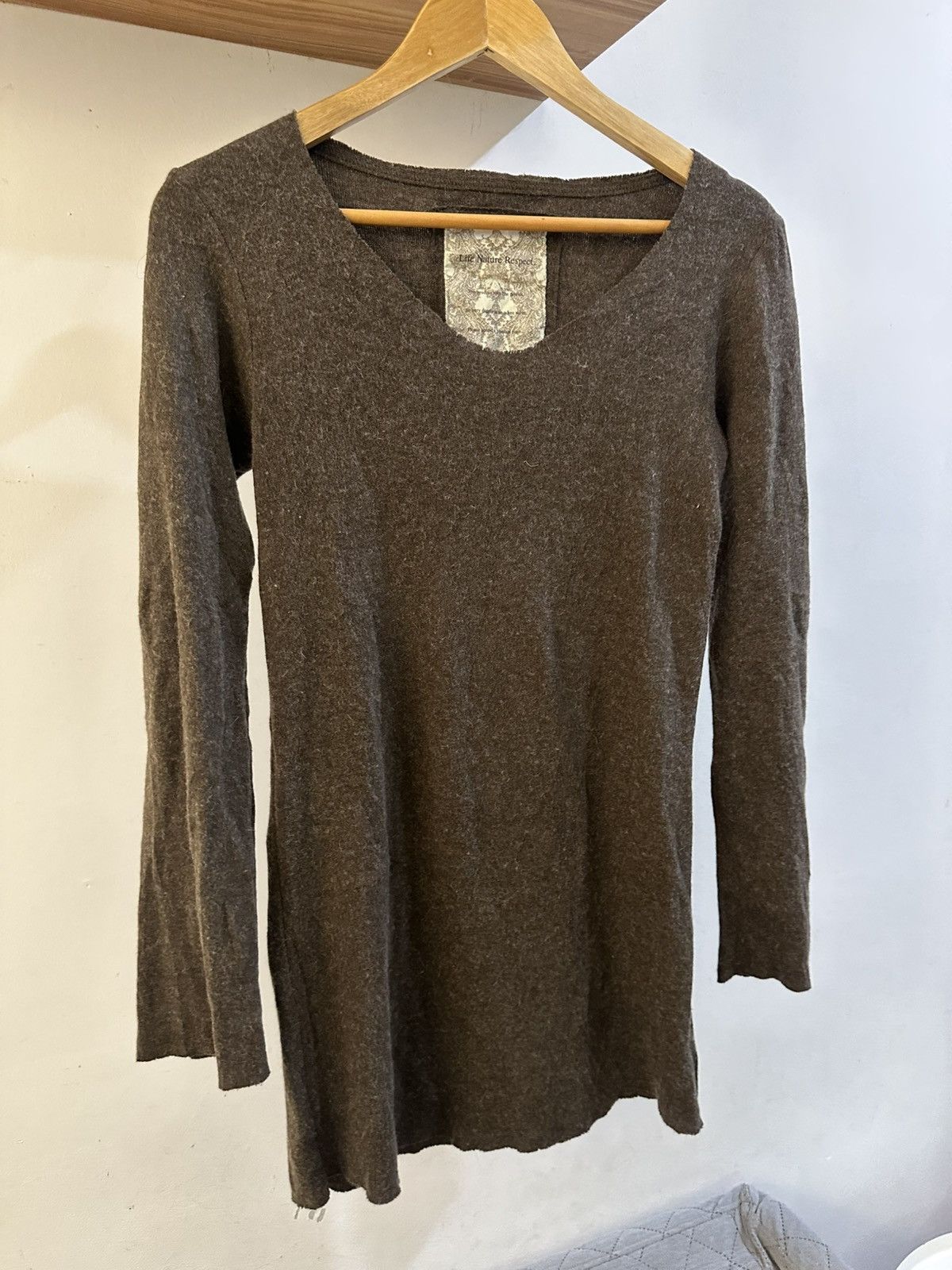 14th Addiction G.O.A “Life Nature Respect” Tussah Fur Knit Sweater Size US M / EU 48-50 / 2 - 3 Thumbnail