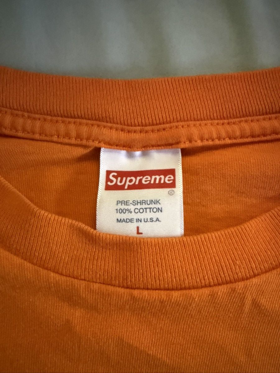 Supreme Love That Supreme Orange T-Shirt Size US L / EU 52-54 / 3 - 4 Thumbnail
