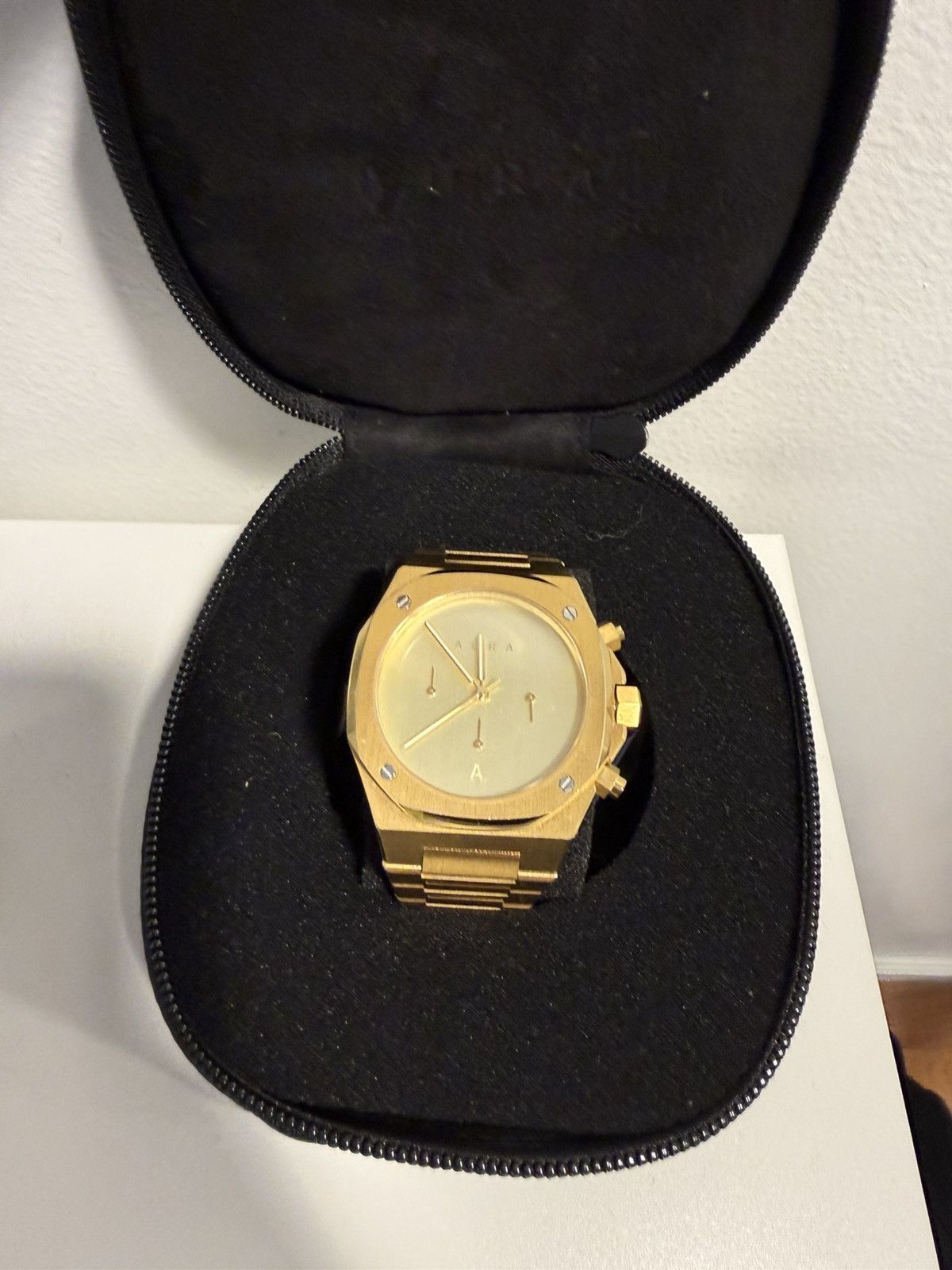 Other Aura Watch 1023 CHRONOGRAPH: GOLD - 40mm Size 40 - 4 Thumbnail