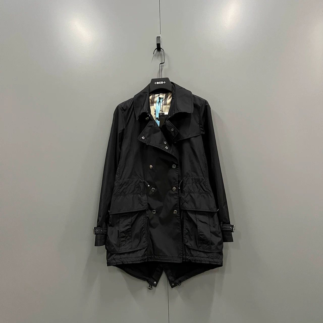 Burberry Burberry Black Double-Breasted Trench Coat Size US XS / EU 42 / 0 - 1 Thumbnail
