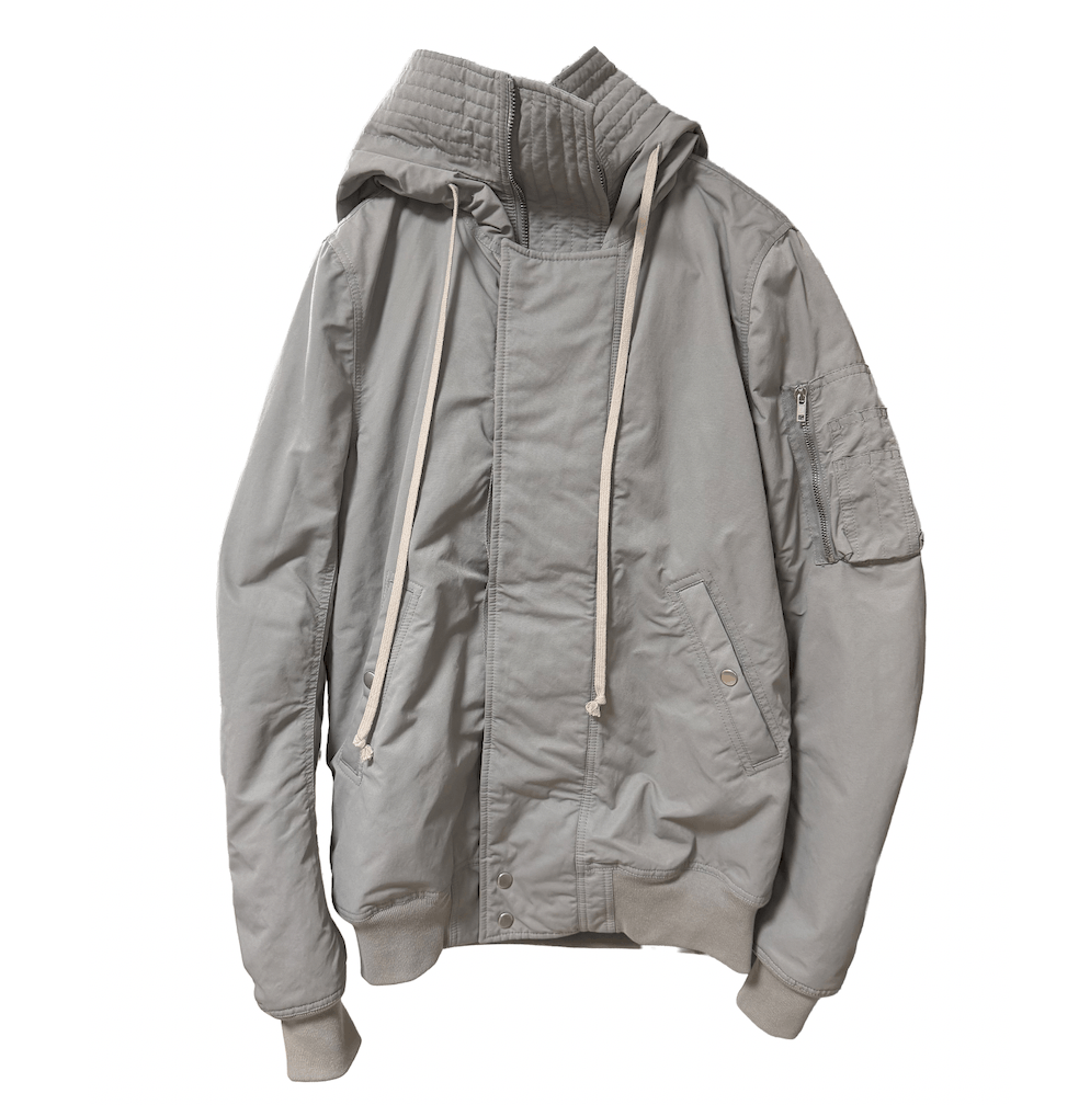 Rick Owens Rick Owens DRKSHDW FW17 Hooded Bomber Jacket DU17F2764-MU Size US M / EU 48-50 / 2 - 4 Thumbnail