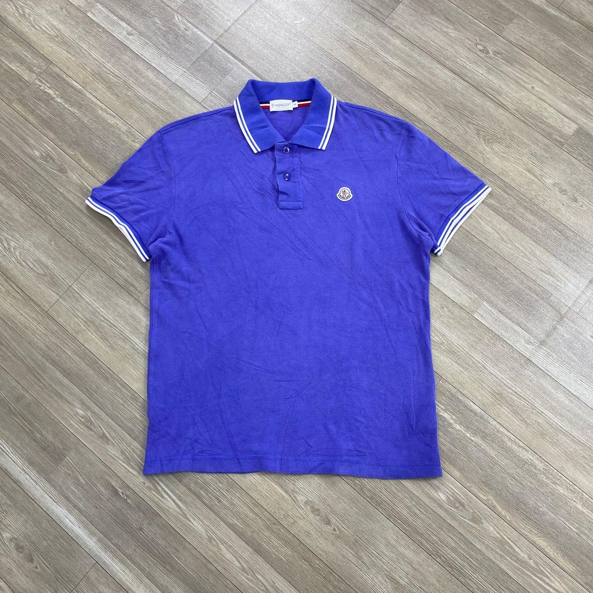 Moncler Vintage Moncler Maglia Polo Manica Corta Polo T-Shirt Luxury Size US S / EU 44-46 / 1 - 1 Thumbnail