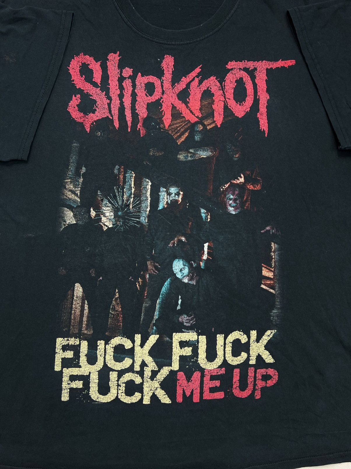 Rap Tees × Slipknot × Vintage Tshirt Slipknot Fuck Me Up vintage baggy black Size US XL / EU 56 / 4 - 1 Thumbnail