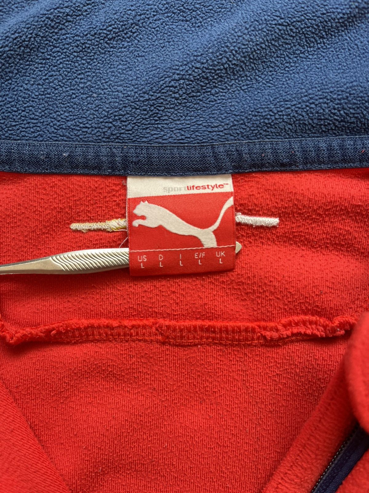 Puma Arsenal Soccer Football Fleece Jacket Puma 1/4 Zip Mens Size US L / EU 52-54 / 3 - 4 Thumbnail