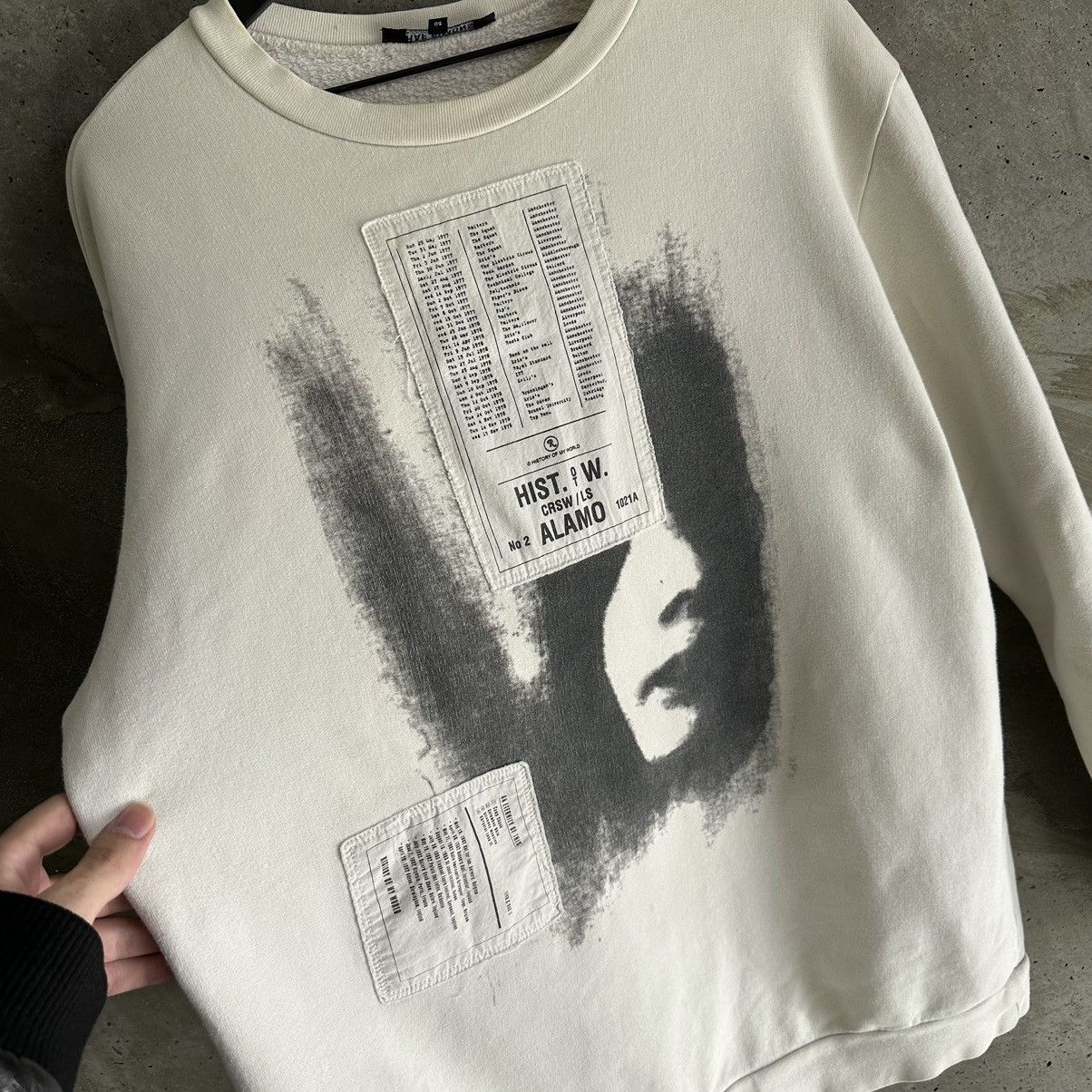 Raf Simons Raf Simons AW05 “History Of My World” Alamo Crewneck Size US XL / EU 56 / 4 - 3 Thumbnail